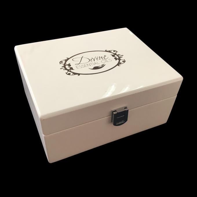 Boîte formée par livre de qualité supérieure, boîte-cadeau magnétique de fermeture avec la serrure pour l'huile essentielle