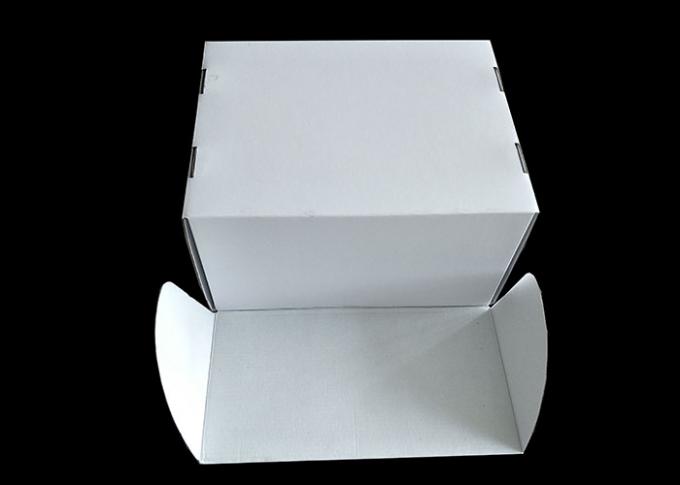 Boîtes se pliantes d'emballage de cadeau de papier pliant, boîte-cadeau de carte de CorrugatedWhite