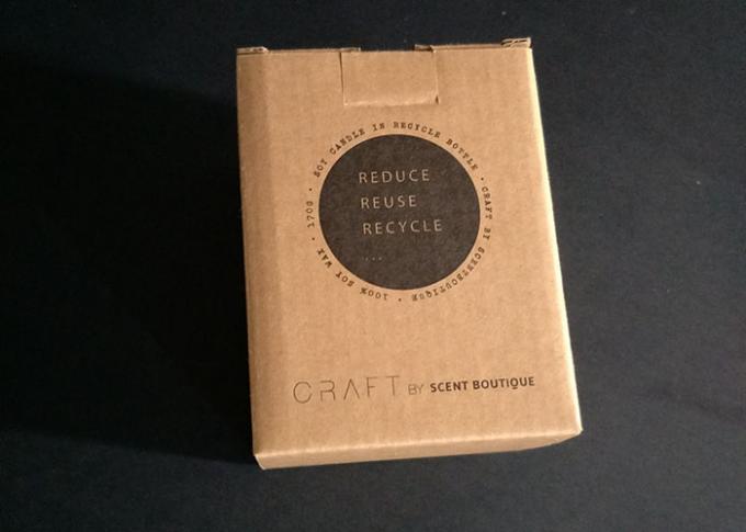 Boîtes mobiles de papier de petit carton de Brown ridées pour l'expédition de emballage