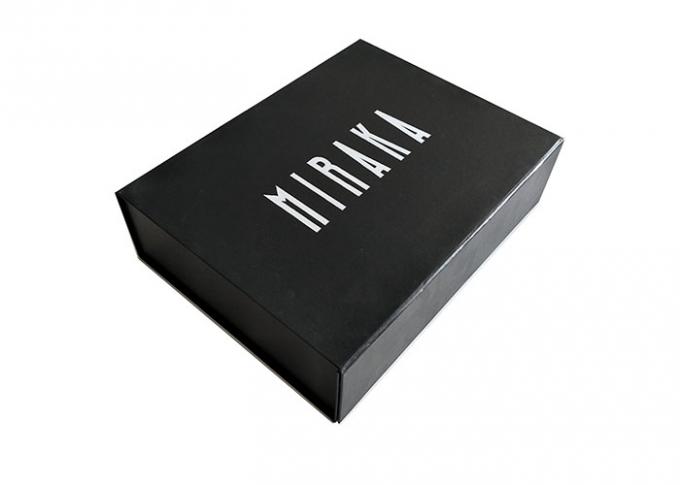 Présentation pliable de boîte-cadeau de carton formée par livre avec la coutume blanche de logo