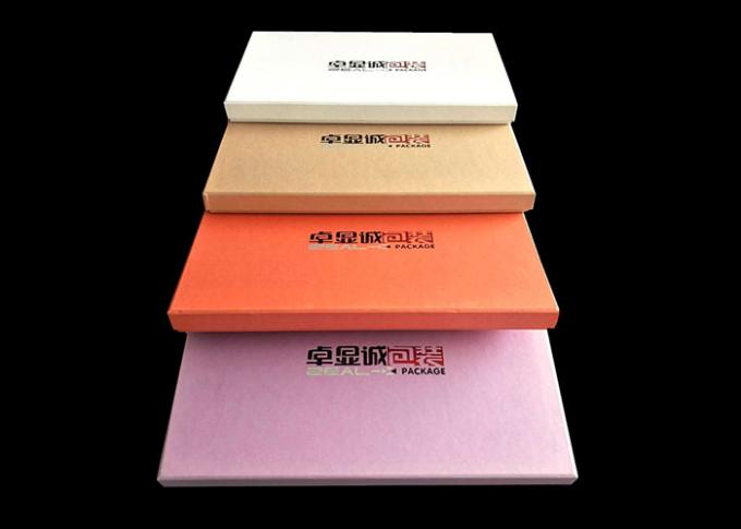 Carton gris de la meilleure qualité d'emballage d'habillement de boîte-cadeau de paquet plat de carton de diverse couleur