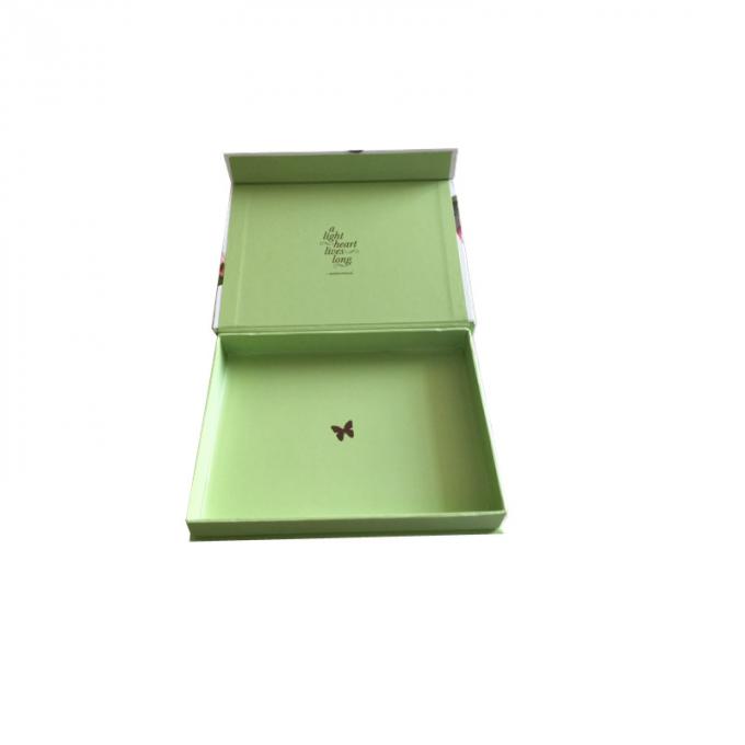 Boîte formée par livre polychrome d'impression 160 * 121 * 25mm avec le matériel qui respecte l'environnement 