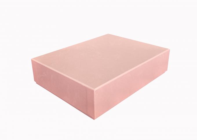Emballage de papier rose de cadre de photo de couverture de carton de boîte-cadeau de paquet de Lat d'album