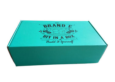 Chine Imprimez le ruban de boîte-cadeau de papier bleu/insertion de mousse pour l&#039;empaquetage de chaussures usine