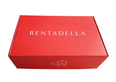 Chine Boîte-cadeau de papier rouge de luxe, boîte ondulée d&#039;emballage pour les chapeaux/emballage de décoration usine