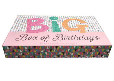 Concevez l'emballage en fonction du client fait main coloré de cadeau de boîte formé par livre pour la robe de filles