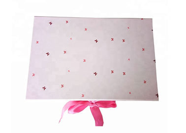 Chine Boîtes roses d&#039;emballage cadeau de couleur, boîte-cadeau faits sur commande empaquetant pour la robe de filles usine