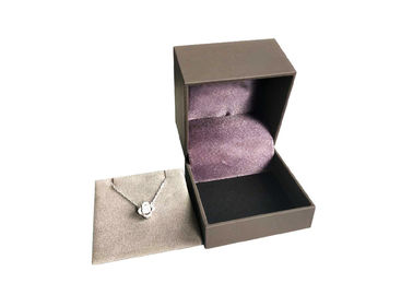 Boîte-cadeau de bijoux de papier d'emballage de collier, boîtes de présentation de carton pour des femmes