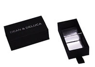 Boîte-cadeau blanc de Papercraft de carton de noir de logo d'impression faite main fournisseur