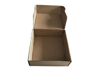 Boîtes pliables de papier de Brown de stratification de couverture, boîte-cadeau carré pliant de Brown fournisseur