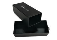 Boîte de glissière noire de papier de stratification, impression professionnelle glissant des boîte-cadeau de tiroir fournisseur