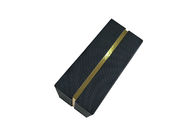Couvercle rigide noir de dessus de chapeau et emballage de papier de boîtes basses pour les ceintures en cuir des hommes fournisseur