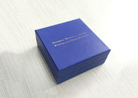 La stratification brillante de boîte formée par livre bleu de montre de carton enferme dans une boîte le poids léger fournisseur