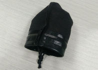 Sacs coriaces noirs de bijoux de cordon, logo d'impression d'écran de poche de cordon de suède fournisseur