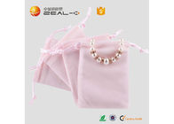Protection sensible de bijoux de sacs de cordon de velours d'emballage de collier populaire fournisseur