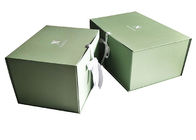 L'emballage fait sur commande de la livraison ondulée imprimé par logo enferme dans une boîte le vert coloré pliable fournisseur