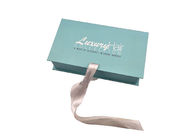 Ruban décoratif de papier bleu-clair de boîtes de rangement de carton de Teal ambiant fournisseur
