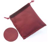 Logo rouge personnalisé d'aluminium de poche de cordon de velours pour Jewelly Packaing fournisseur