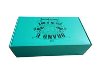 Imprimez le ruban de boîte-cadeau de papier bleu/insertion de mousse pour l'empaquetage de chaussures fournisseur