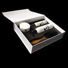 Fermeture de estampillage noire formée d'aimant de logo de boîte de livre blanc avec l'insertion de mousse d'EVA fournisseur