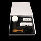 Fermeture de estampillage noire formée d'aimant de logo de boîte de livre blanc avec l'insertion de mousse d'EVA fournisseur