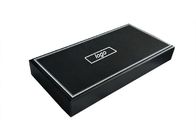 Emballage noir de parfum de carton de stratification de boîte-cadeau mats de paquet plat avec l'insertion fournisseur