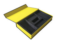 Surface mate de stratification d'emballage électronique de boîte formée par livre magnétique noir mat fournisseur