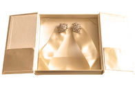 Les boîte-cadeau décoratifs d'invitation de mariage 2 côtés ouverts conçoivent en fonction du client avec le ruban fournisseur