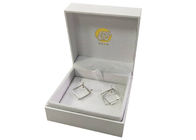 Emballage de carton de boîte-cadeau de papier de bijoux d'Earing avec le logo/taille adaptés aux besoins du client fournisseur