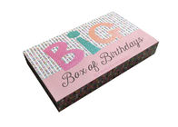 Concevez l'emballage en fonction du client fait main coloré de cadeau de boîte formé par livre pour la robe de filles fournisseur
