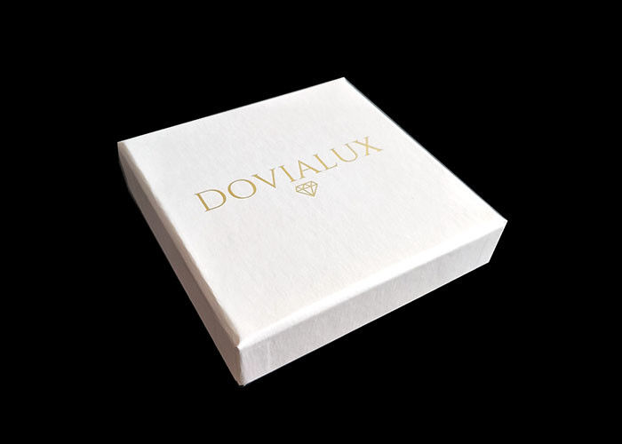 Boîte-cadeau blancs de carton décoratifs, boîtes actuelles avec l'insertion de plateau de couvercles fournisseur