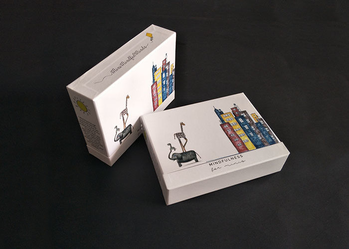 Le modèle coloré imprimant la boîte rigide avec le livret de couvercle réserve l'emballage glissant le tiroir fournisseur