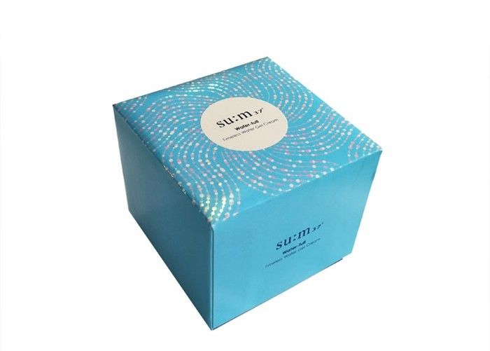 Boîte-cadeau cosmétiques de carton, boîte-cadeau rigides d'emballage crème avec des couvercles fournisseur