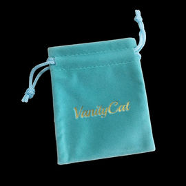 Chine Joli accessoire de bouton en métal de sacs de cordon de velours d&#039;emballage de bijoux facultatif usine