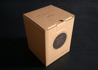 Chine Boîtes mobiles de papier de petit carton de Brown ridées pour l&#039;expédition de emballage usine