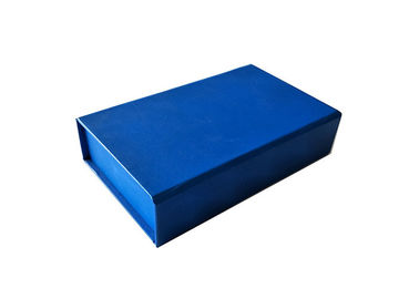 Chine Boîte-cadeau se pliants de couleur bleu-foncé pure pour l&#039;emballage d&#039;habillement de vêtements usine