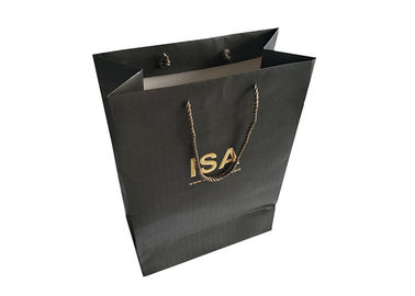 Chine Logo de estampillage chaud de sacs en papier faits sur commande qui respecte l&#039;environnement imprimant Papier d&#039;emballage pliable usine