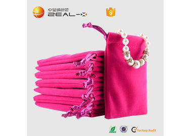 Chine Protection sensible de bijoux de sacs de cordon de velours d&#039;emballage de collier populaire usine